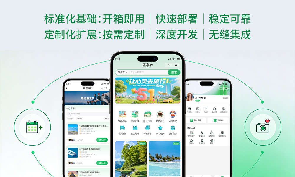 旅游小程序基础版和定制开发
